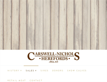 Tablet Screenshot of carswell-nichols.com